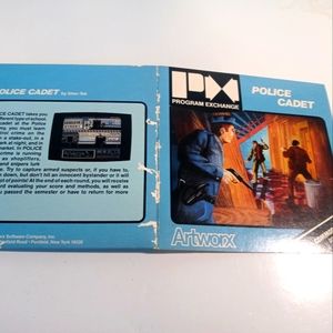 1987 Vintage Police Cadet Sher-Tek Commodore 64 128 C64 Artworx Game Rare Cops V